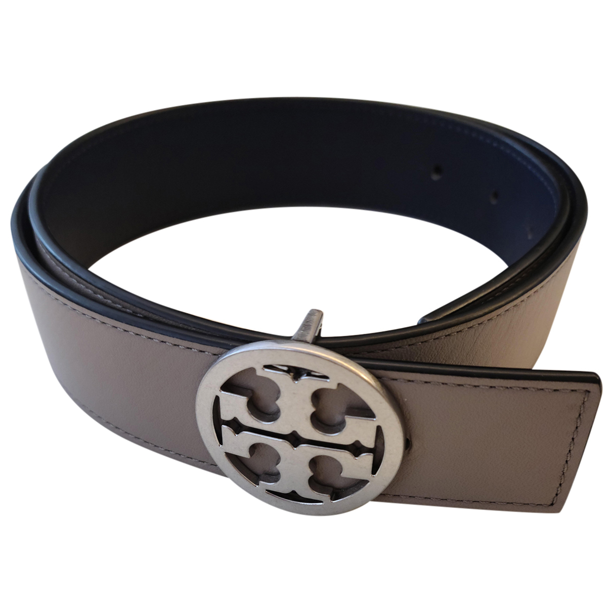 Leather belt Tory Burch Beige size 95 